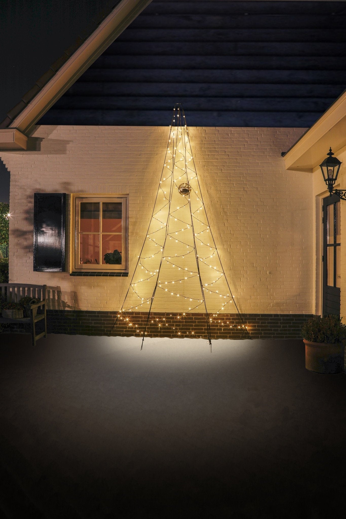Fairybell Standard Wand-Weihnachtsbaum 4 m 240 LED