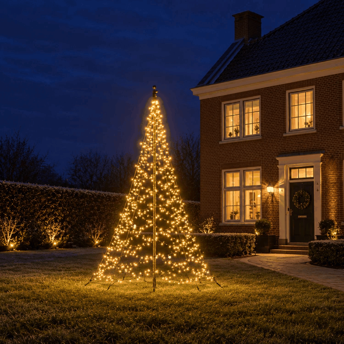 Fairybell Standard 3 m Lichterbaum warmweiß Twinkle mit Mast