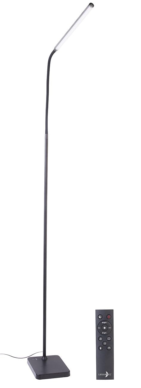 Lunartec Innenbeleuchtung CCT-LED-Stehleuchte Schwanenhals 4er-Set
