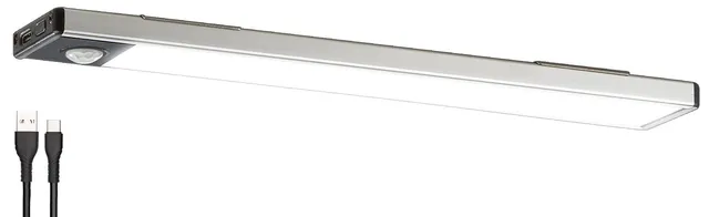 Lunartec Innenbeleuchtung Akku-Lichtleiste 23cm tageslichtweiß