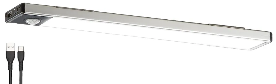 Lunartec Innenbeleuchtung Akku-Lichtleiste 23cm tageslichtweiß