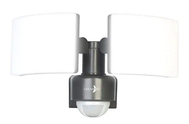 Lunartec Außenbeleuchtung Duo-LED-Wandstrahler 40 W weiß IP65