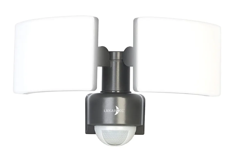 Lunartec Außenbeleuchtung Duo-LED-Wandstrahler 40 W weiß IP65