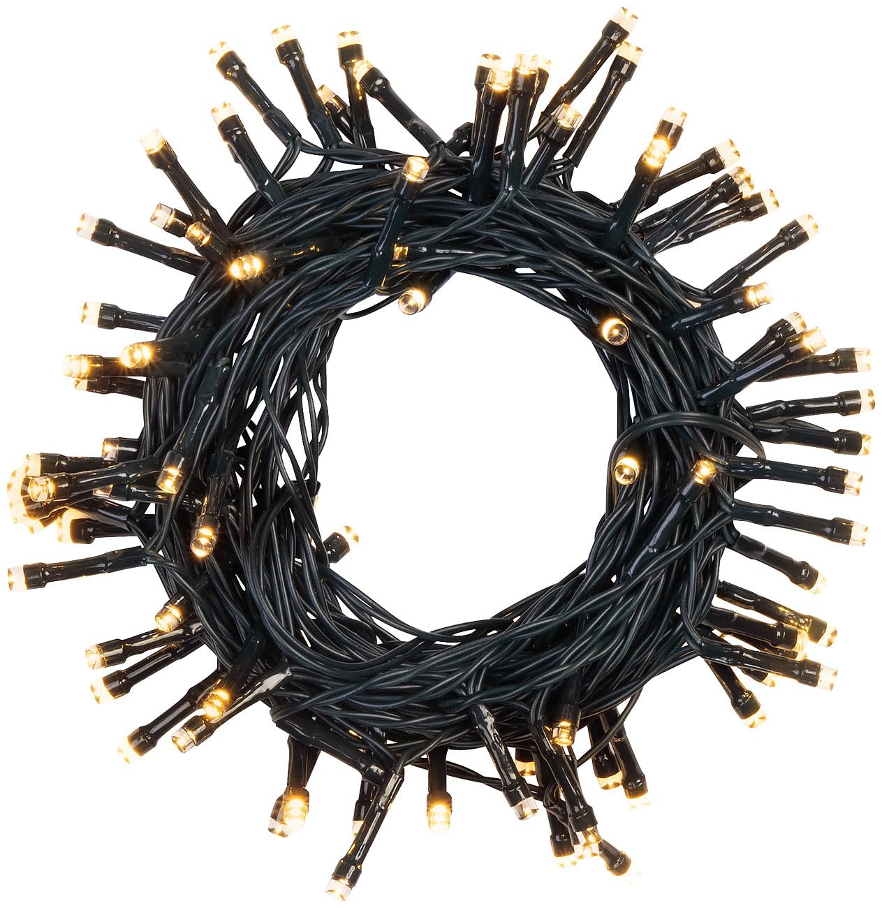Lunartec Licht-Dekoration LED-Lichterkette 10m warmweiß 2er-Set