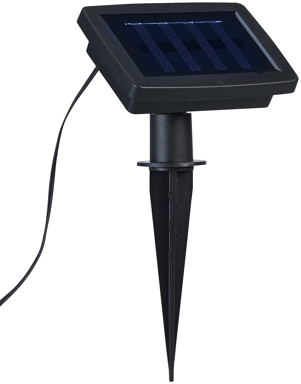 Lunartec Licht-Dekoration Bodenlichterkette Solar 5er warmweiß