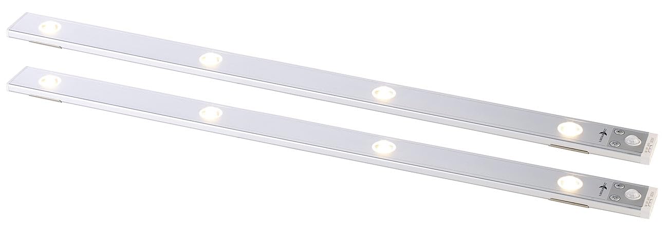 Lunartec Innenbeleuchtung Akku-Unterbauleuchte 2er-Set 140 lm CCT