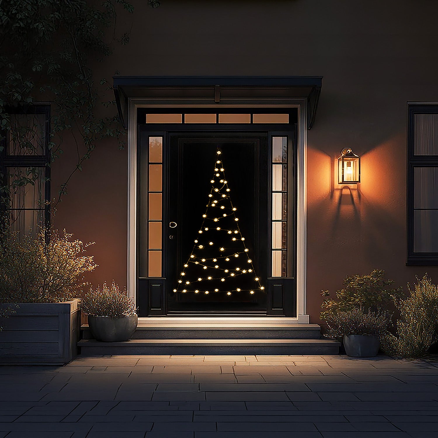 Fairybell Premium Türbaum 2,1 m 120 LED Luminous Switch