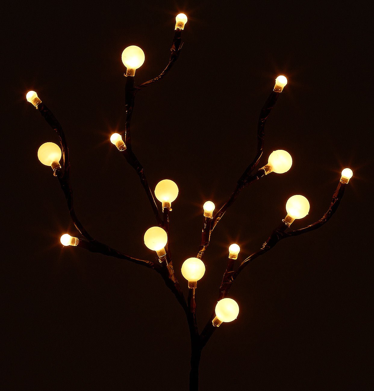 Lunartec Licht-Dekoration Lichterzweig LED 44 cm warmweiß