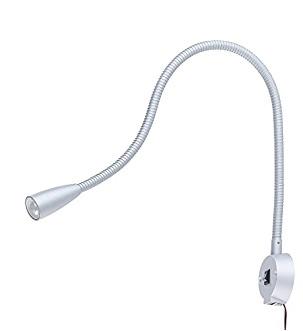 Lunartec Innenbeleuchtung LED-Leseleuchte Schwanenhals USB 3W