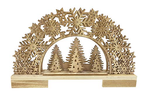 Bonetti Light arches Lichterbogen Holz Tannenbäumchen 8 LED