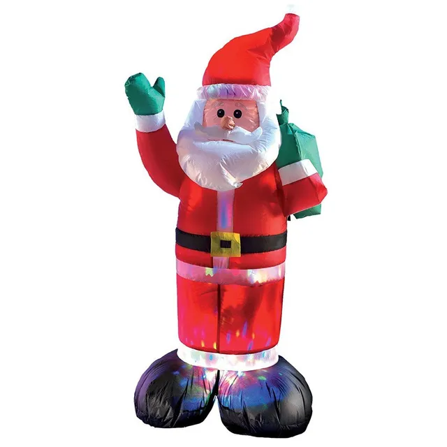 Bonetti Lichterketten Weihnachtsmann aufblasbar 120 cm LED