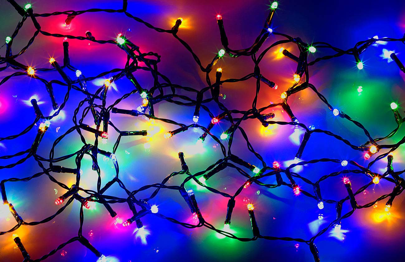 Lunartec Licht-Dekoration Weihnachtsbaum-Überwurf 320 LEDs App
