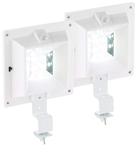 Lunartec Außenbeleuchtung Solar Dachrinnenleuchte 2er-Set 160lm