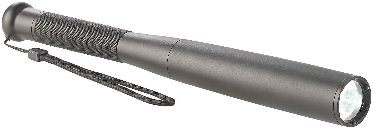 Lunartec Taschenlampen Baseball-Taschenlampe 2er-Set 260 lm