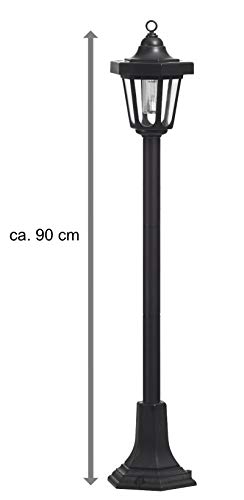 Bonetti Solar Lights Gartenlaterne LED 90 cm warmweiß Solar