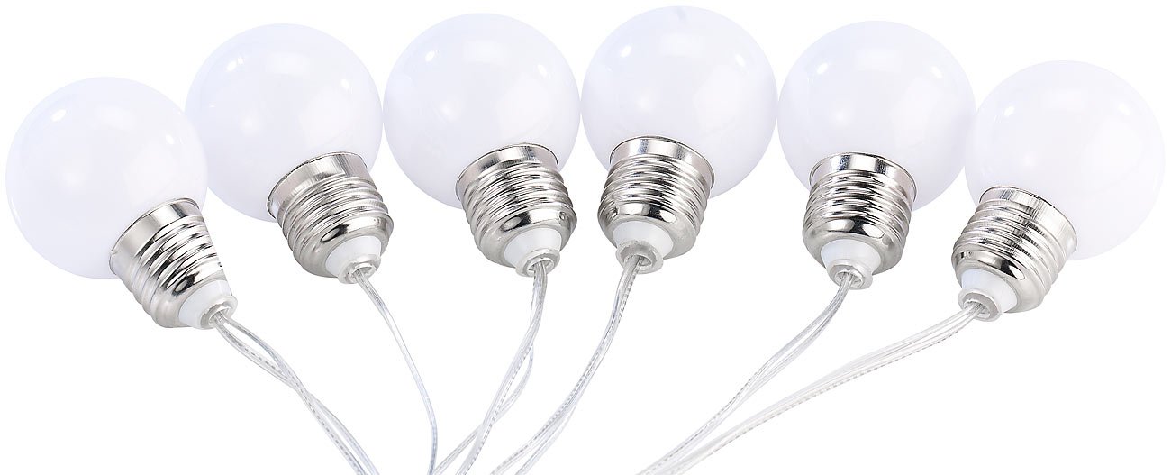 Lunartec Licht-Dekoration Lichterkette Solar 5 m multicolor