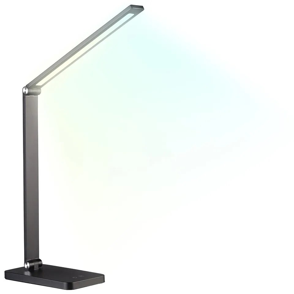 Lunartec Innenbeleuchtung Schreibtischlampe USB-C 660 lm schwarz