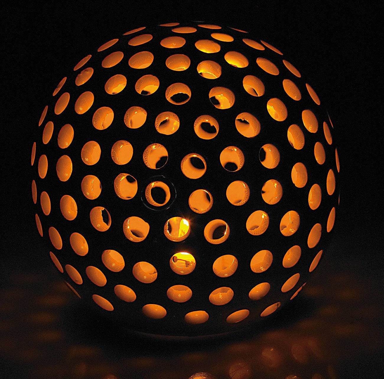 Lunartec Außenbeleuchtung LED-Kugelleuchten 4er-Set Keramik 83mm warmweiß