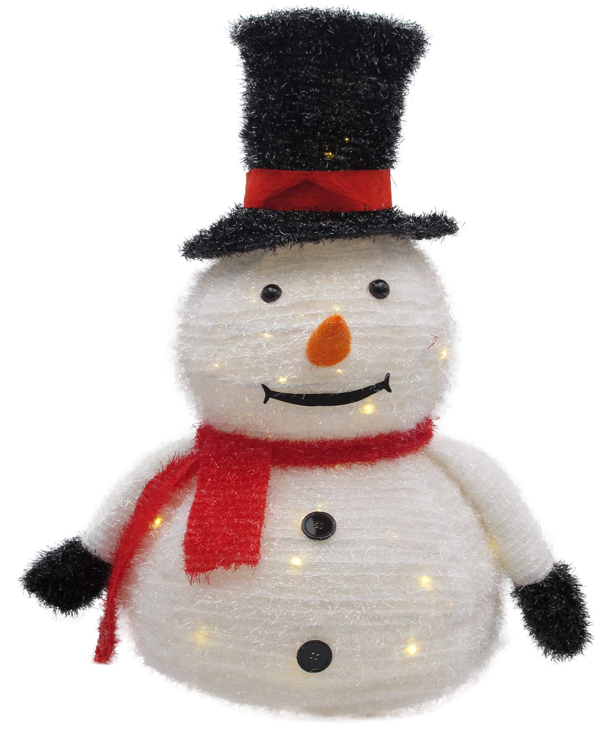 Bonetti LED Lichterketten Schneemann LED-Figur warmweiß 65 cm