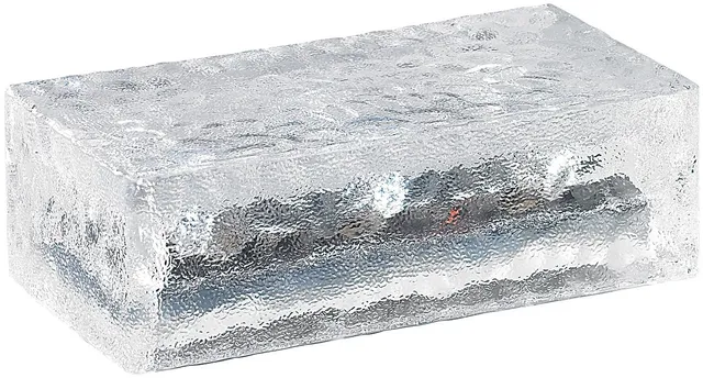Lunartec Solar-Glasbaustein LED warmweiß 19,5 cm