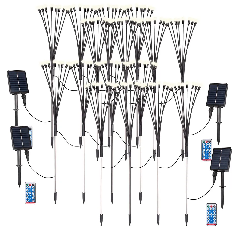 Lunartec Licht-Dekoration Solar-Glühwürmchen 16er warmweiß