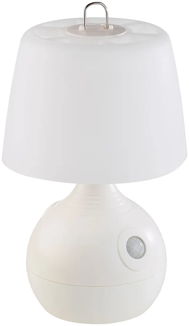 Lunartec Innenbeleuchtung LED-Tischlampe Bewegungsmelder warmweiß