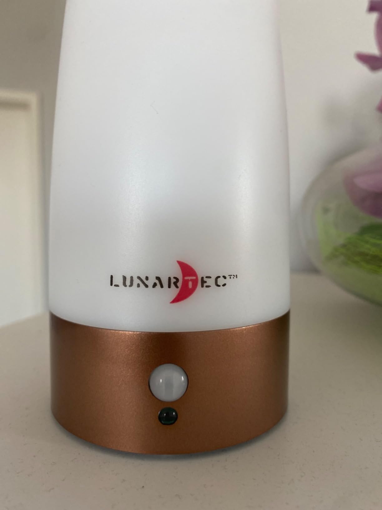 Lunartec LED-Tischlampen 2er-Set mit Bewegungsmelder warmweiß