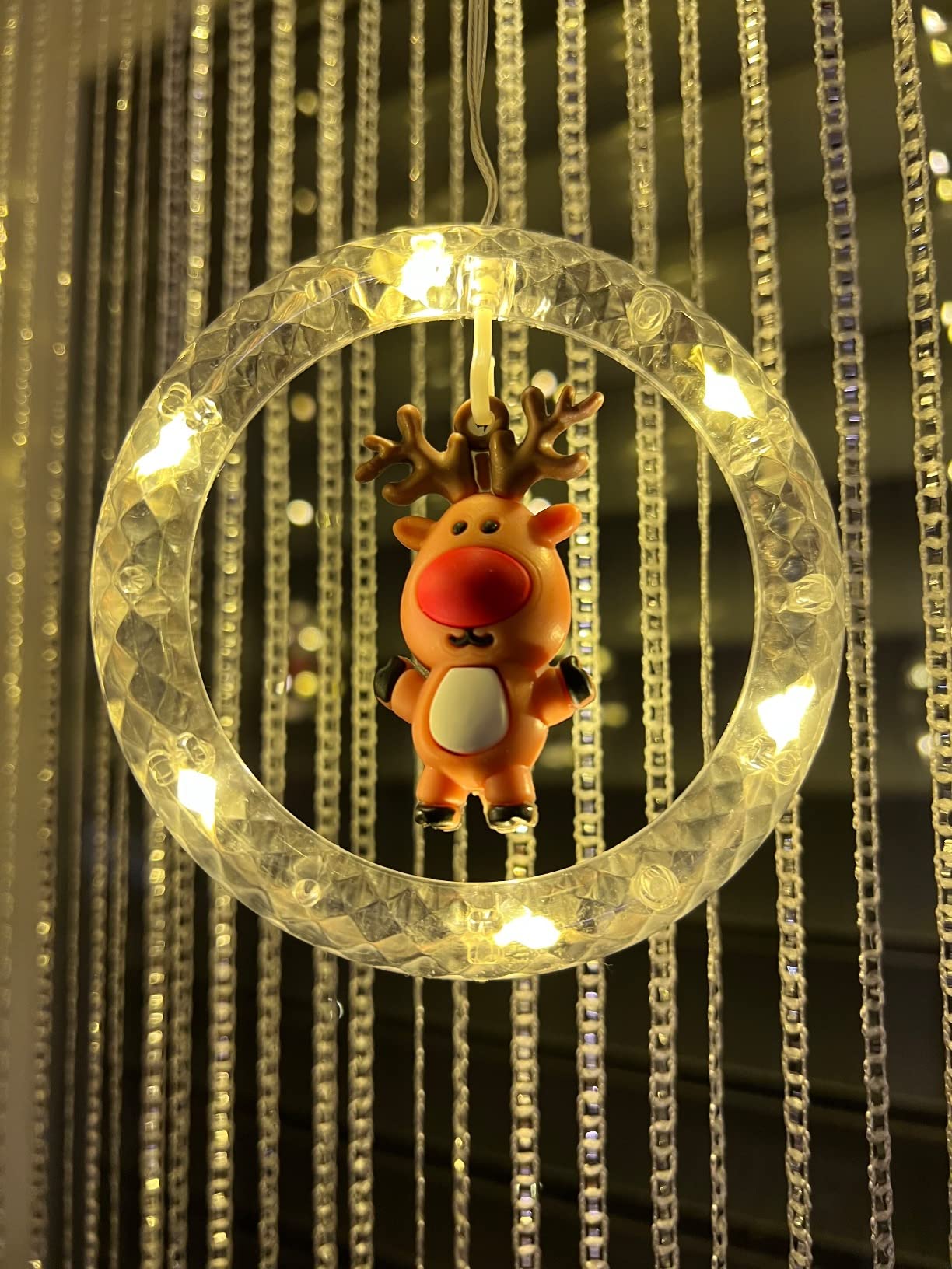 elktry Sterne Lichterkette 36 LED 5 Sterne warmweiß