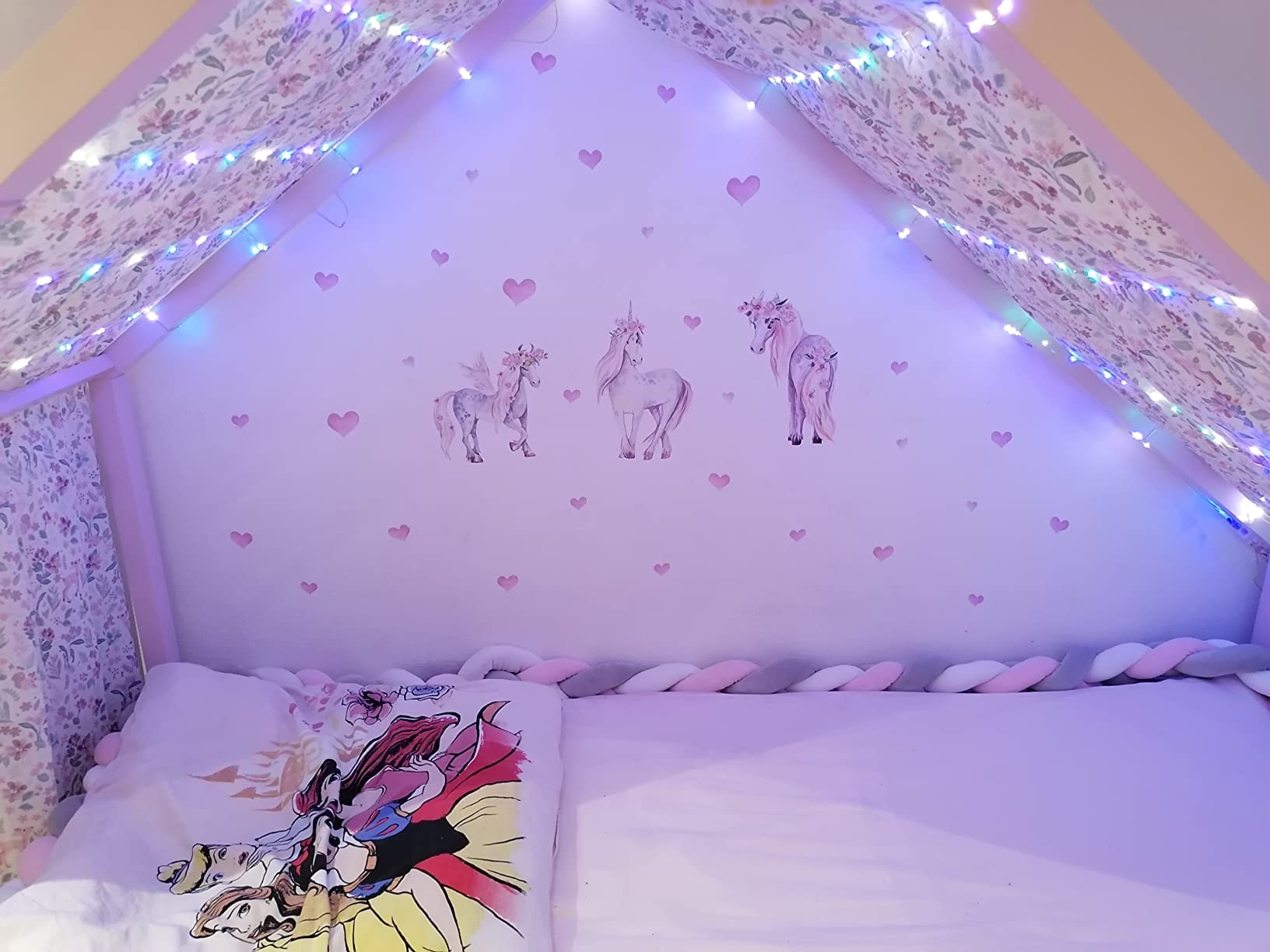 Lunartec RGB LED-Lichtervorhang 3x3m 300 LEDs mit Timer