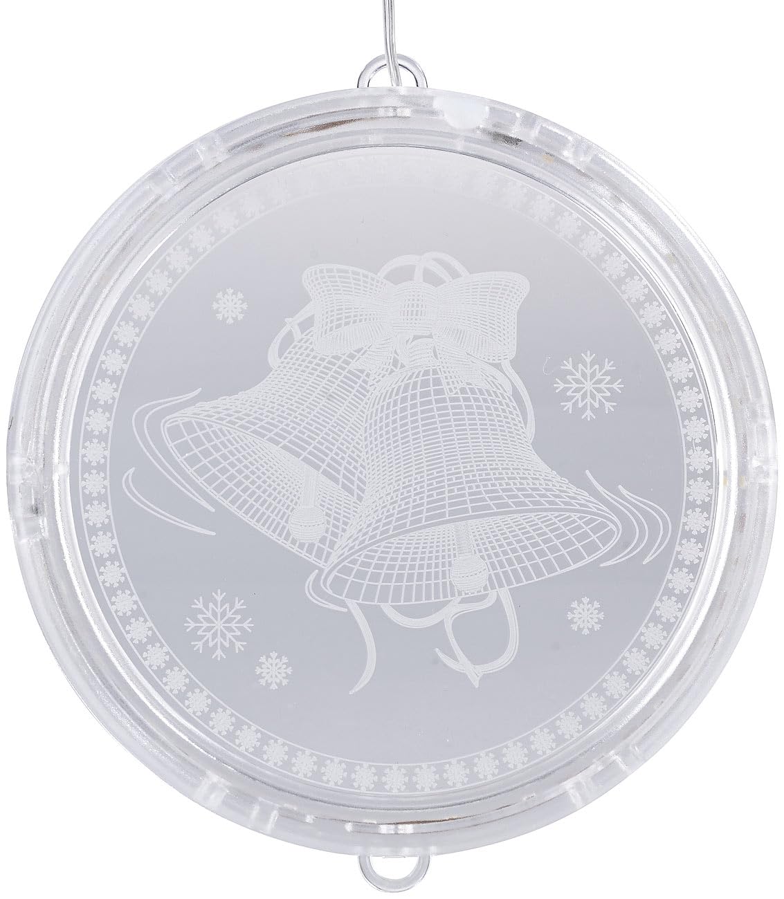 Lunartec Licht-Dekoration LED Fensterbild Glocke 16 cm