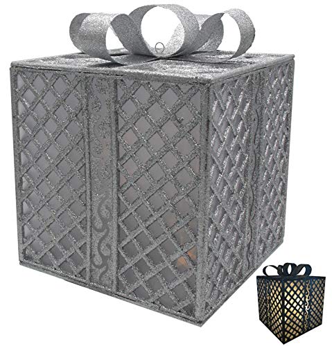 Bonetti Geschenk LED Dekoleuchte silber 25 LEDs Timer