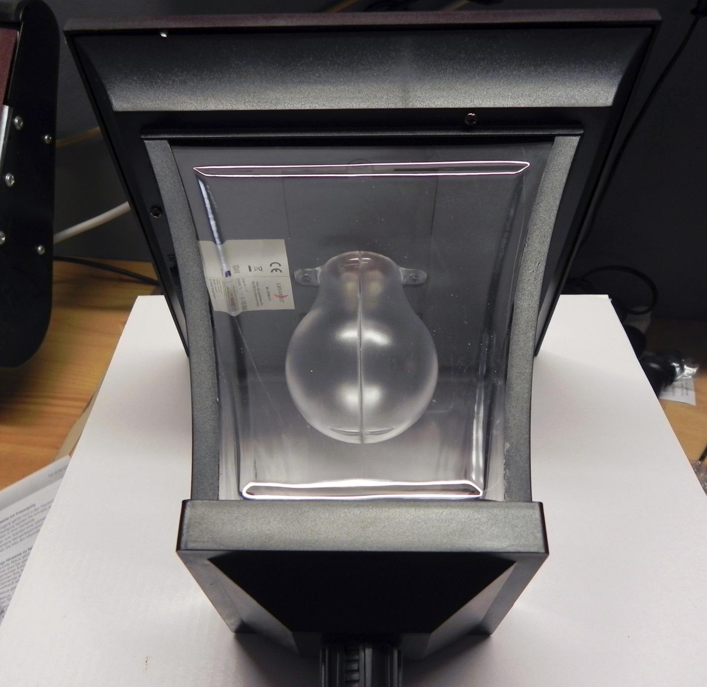 Lunartec Außenbeleuchtung Solar-Laterne Groß 200 cm Eisen