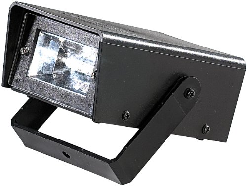 Lunartec Licht-Dekoration LED-Stroboskop Batterie Disco-Blitzer