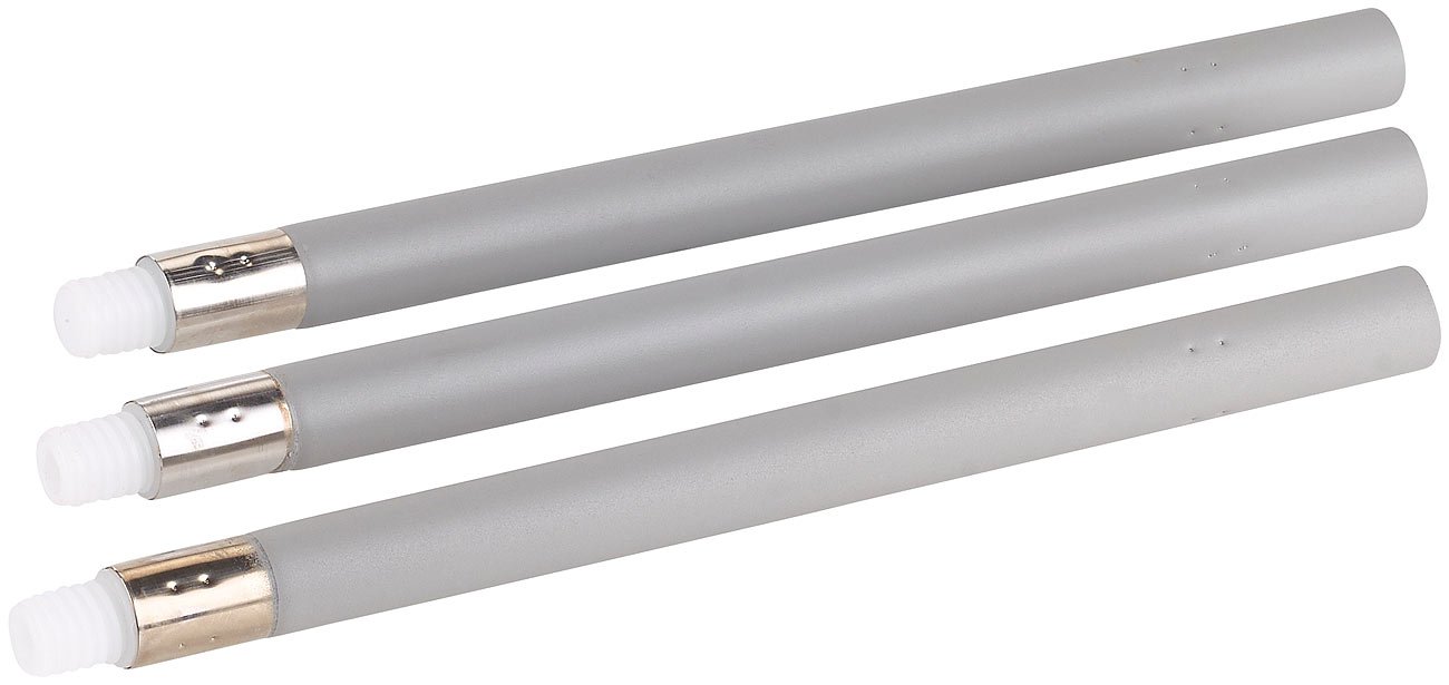 Lunartec Außenbeleuchtung Solar-Stehlampe warmweiß 50 lm IP44