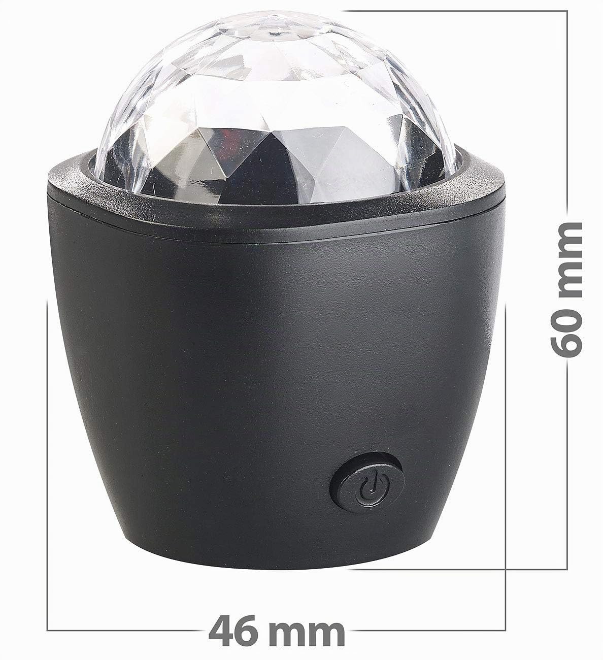 Lunartec Licht-Dekoration Mini-Disco-Licht RGB USB RGB