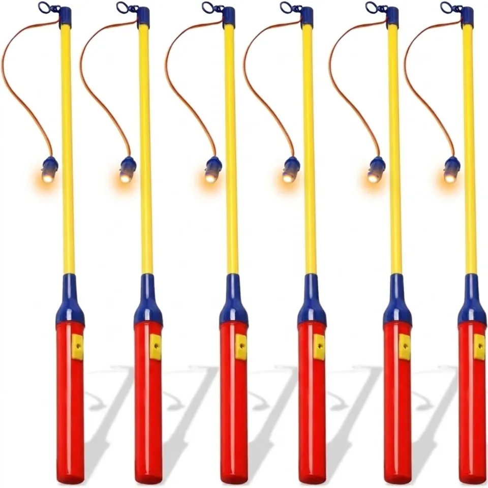 Koopower Lantern Sticks Laternenstab 6er mit O-Haken warmweiß