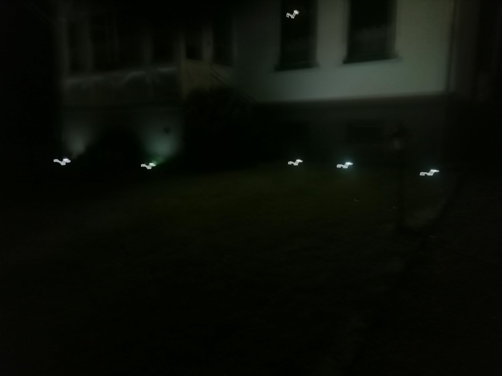 Qedertek Lighting Solar Bodenleuchten 8 Stück weiß IP65 Edelstahl