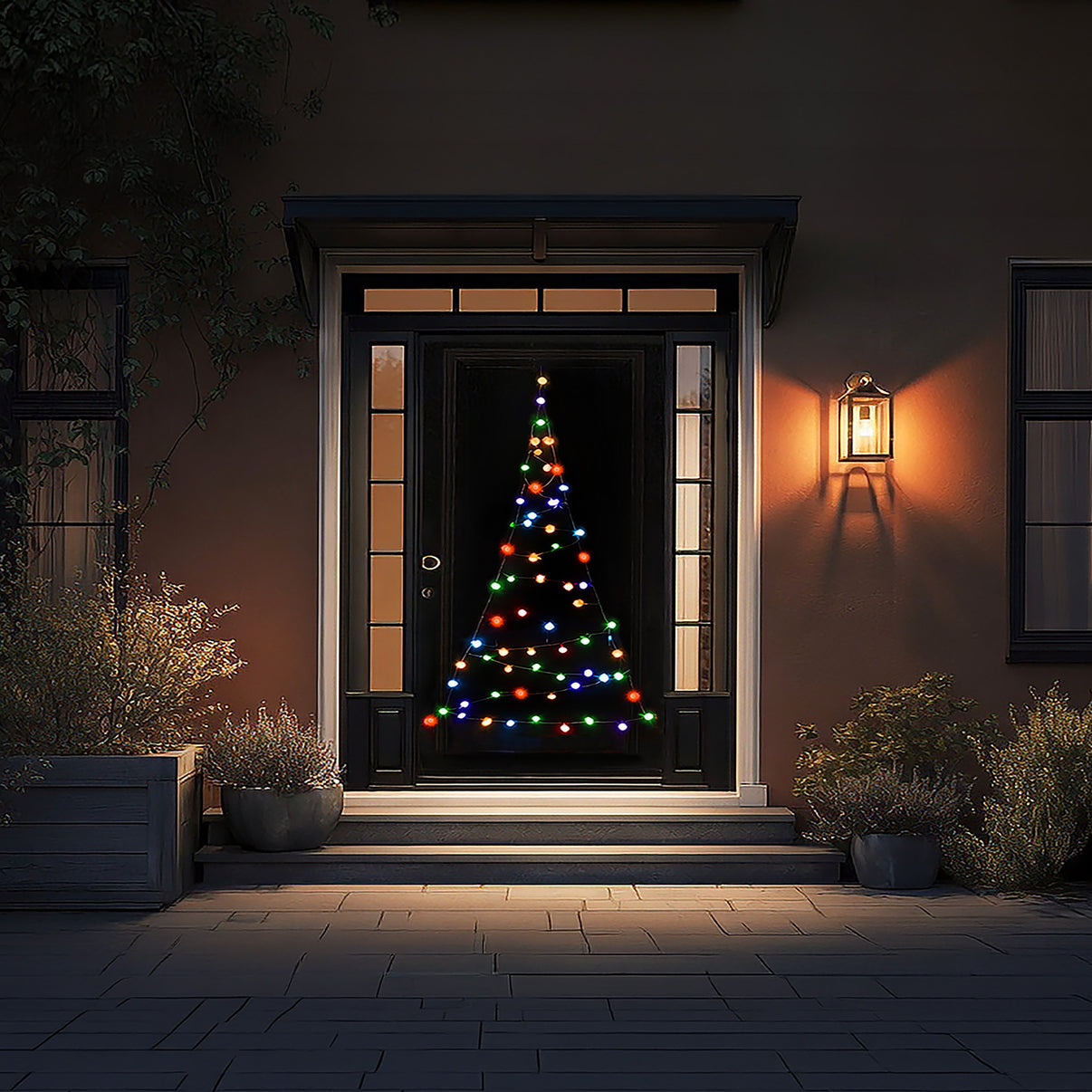 Fairybell Premium Tür-Weihnachtsbaum 2,1m 120 LED Switch