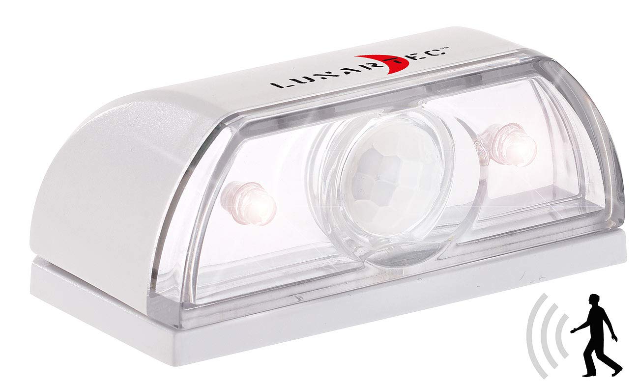 Lunartec Innenbeleuchtung Mini LED Treppenlicht Batterie