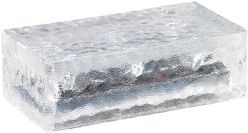 Lunartec Solar-Glasbaustein LED warmweiß 19,5 cm