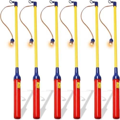 Koopower Lantern Sticks Laternenstab 6er mit O-Haken warmweiß