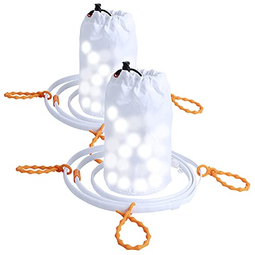 Lunartec Licht-Dekoration Lichtschlauch 2er-Set 1,5 m tageslichtweiß