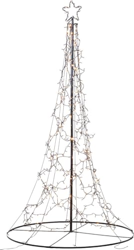 Lunartec Licht-Dekoration LED-Metall-Tannenbaum 250cm 740 LEDs