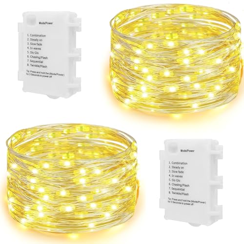 Koopower Battery Fairy Lights Lichterkette 11m 100 LED warmweiß