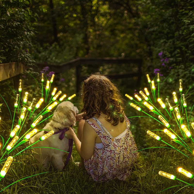 Bxroiu Solar Laterne warmweiß 2er Set für Garten