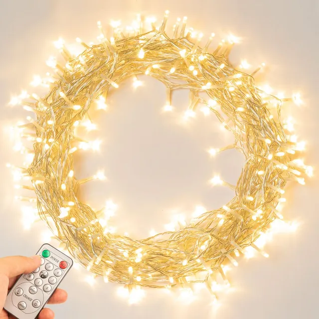 Koopower Battery Fairy Lights Lichterkette 11 m warmweiß