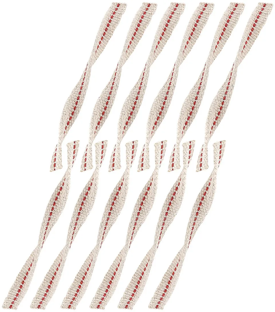 Lunartec Universal-Dochte Öllampendocht 12er-Pack 140 mm