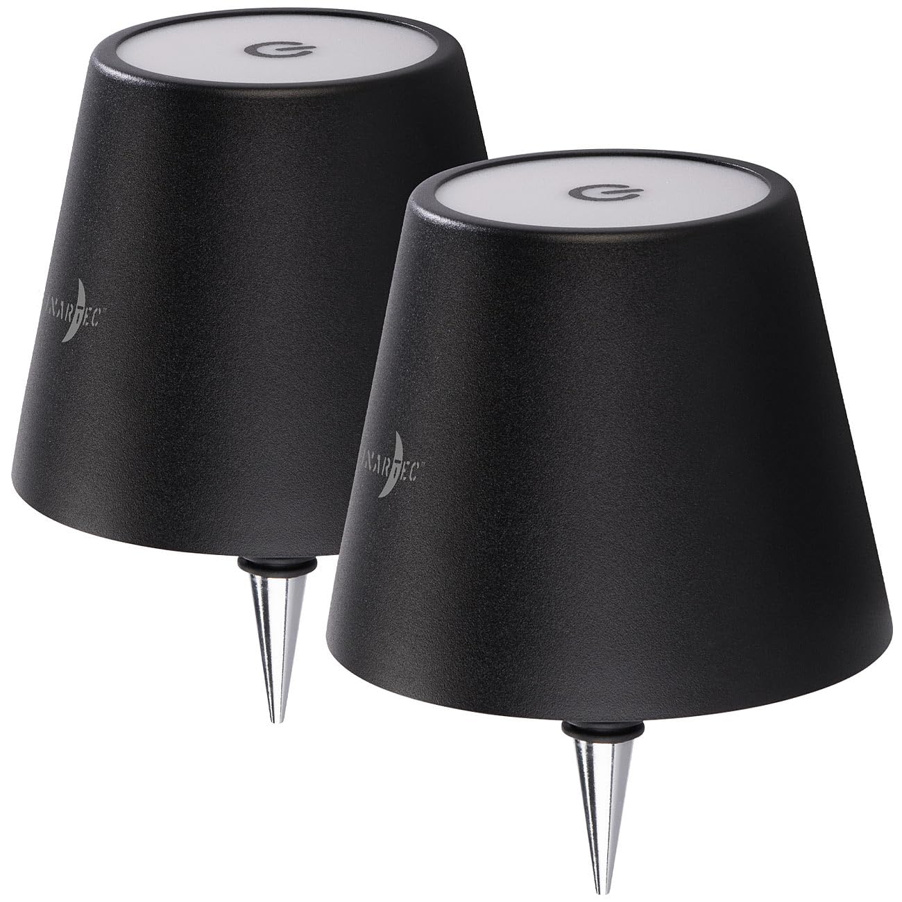Lunartec Innenbeleuchtung Flaschenlampe 2er-Set RGBW Akku