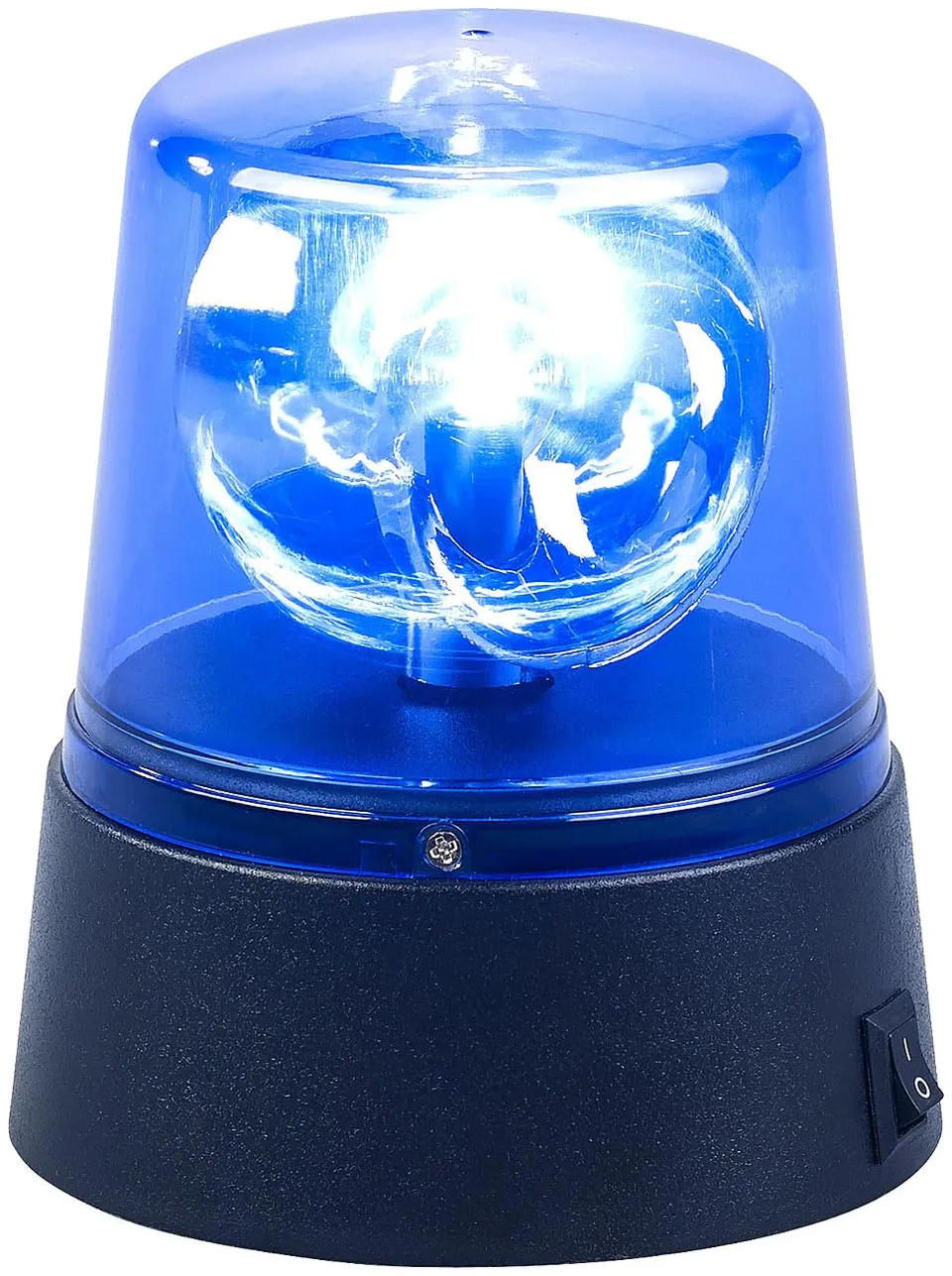 Lunartec LED-Partyleuchte 360° Blaulicht USB- und Batteriebetrieb