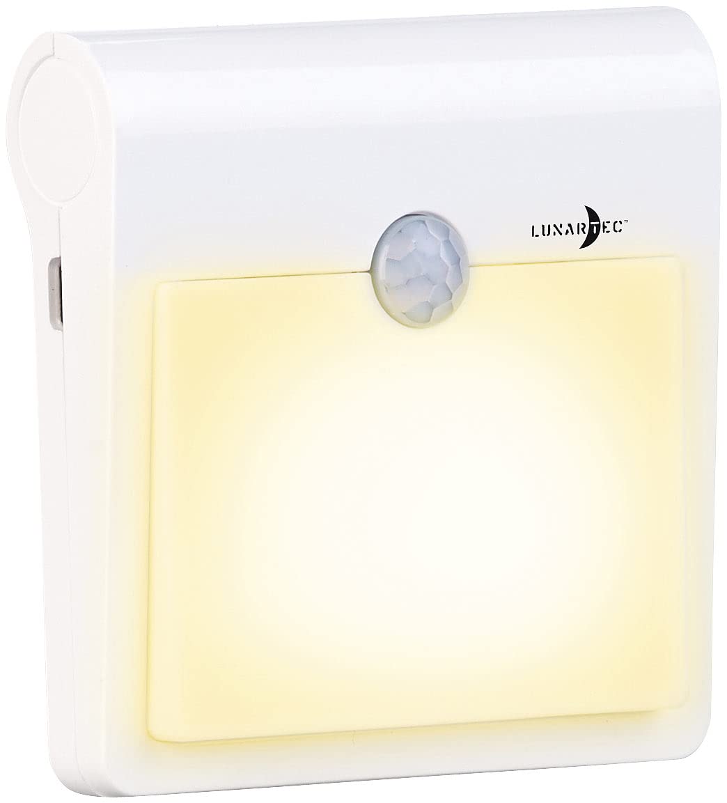 Lunartec Akku LED-Nachtlicht Bewegungsmelder warmweiß